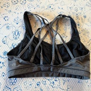 Lululemon Free to be Serene Bra- Heather Grey